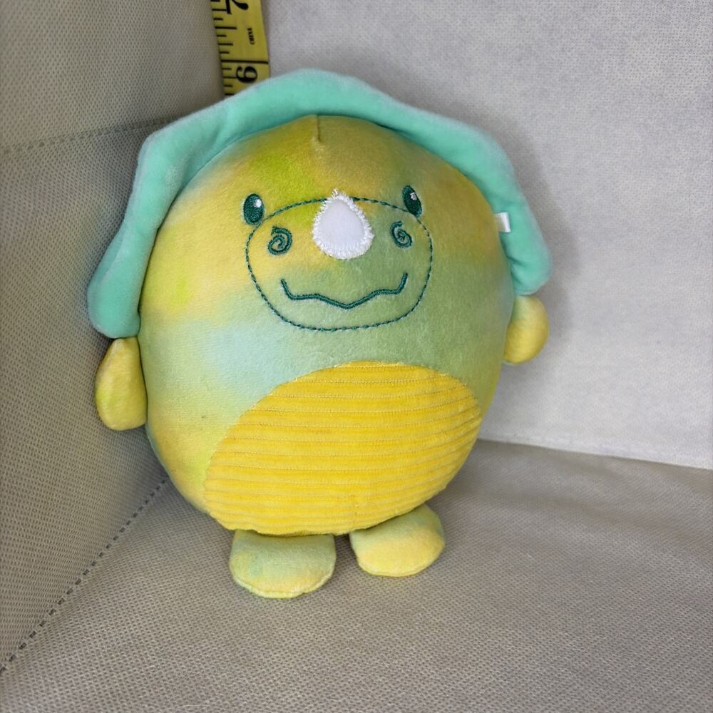 Animal Adventure Spring Squish Plush Dinosaur 6” Stuffed Animal Green (F)
